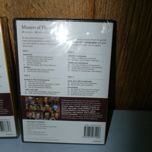 The Great Courses Fundamentals & Masters of Photography DVD w/ Guidebook  SEALED - Picture 5 of 9